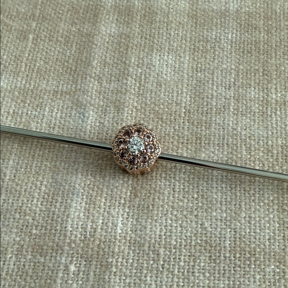 Pandora Rose Gold Filigree Bracelet Charm